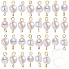 30Pcs Natural Cultured Freshwater Pearl Beads Links Connectors FIND-SC0004-25-1