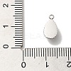 Natural Amethyst Teardrop Charms STAS-B074-04P-04-3