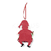 Christmas Santa Claus Handmade Polymer Clay Pendant Decorations HJEW-P017-01A-3