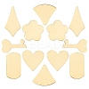 304 Stainless Steel Pendants STAS-SC0001-78G-1