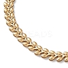 Ion Plating(IP) 304 Stainless Steel Cobs Chain Bracelets for Men Women STAS-B039-08G-2