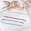 10Pcs 5 Colors Adjustable Eco-Friendly Korean Waxed Polyester Cord Bracelet Making MAK-LP0001-08-1