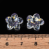 Baking Paint Transparent Glass Beads DGLA-N014-08A-01-4