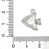 Marine Animal Style 304 Stainless Steel Pendants STAS-K267-23C-P-3