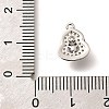 Brass Micro Pave Cubic Zirconia Charms KK-C085-21P-3