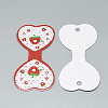 Cardboard Necklace & Bracelet Display Cards X-CDIS-R034-29-2