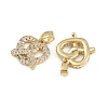Brass Micro Pave Cubic Zirconia Pendants KK-A269-53G-2