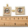 Real 18K Gold Plated Brass Pendants KK-L209-006G-07-3