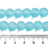 Baking Paint Transparent Glass Bead Strands GLAA-S031-10mm-21-2
