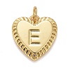 Rack Plating Real 18K Gold Plated Brass Pendants KK-E260-01G-E-1
