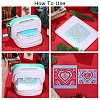 Heart Carbon Steel Cutting Dies Stencils DIY-WH0170-061-3
