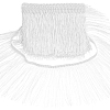 10 Yards Polyester Fringe Lace Trims OCOR-WH0080-97A-1