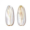 Natural Yellow Shell Pendants SHEL-N026-160B-2