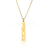 304 Stainless Steel Word Constellation Pendant Necklaces FS-WGAAB2A-02-2