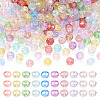 400Pcs 10 Colors Transparent Glass Beads Strands GLAA-TA0002-88-2