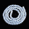 Electroplate Glass Beads Strands EGLA-A044-J4mm-A06-3