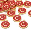 Golden Plated Alloy Enamel Charms LS-ENAM-S118-03C-4