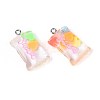 Transparent Resin Pendants X-RESI-T056-06-3