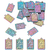 20Pcs 2 Style Rack Plating Alloy Pendants FIND-DC0001-31-1