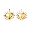 304 Stainless Steel Pendants STAS-I334-01G-02-1