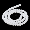 Imitation Jade Solid Color Glass Beads Strands EGLA-A034-J10mm-MD05-4