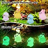 20Pcs 10 Styles Chick/Rabbit Luminous Resin Display Decorations DJEW-YW0001-06-3