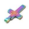 Ion Plating(IP) 304 Stainless Steel Pendants STAS-K091-01M-2