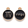 Alloy Enamel Pendants ENAM-SZ0001-28C-B-3