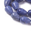 Natural Dumortierite Quartz Beads Strands G-P422-30-3