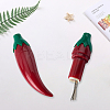 Chili Shape Plastic Needle Storage Case AJEW-WH20077-007-6