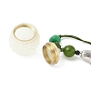 Resin Lotus Incense Balls Pendant Decorations HJEW-D300-01A-02PG-3