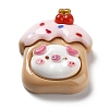 Pig Theme Opaque Resin Decoden Cabochons RESI-I057-A05-1