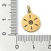 304 Stainless Steel Charms STAS-C097-46G-03-3