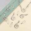 Alloy Hook and Eye Clasps LS-PALLOY-DK-2008-AS-7
