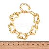 304 Stainless Steel Oval Link Chain Bracelets for Women BJEW-S173-02B-G-3