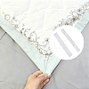 Polyester & Pom Removable Quilt Cover Corner Fasteners Button Straps FIND-CP0003-68-4