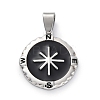 304 Stainless Steel Enamel Pendants STAS-U043-14P-1