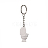 Alloy with PVC Plastic Cute Keychain KEYC-Z006-02P-B-2