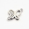 CZ Brass Micro Pave AAA Cubic Zirconia Butterfly Links ZIRC-L010-09P-NR-2