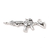 Tibetan Style Alloy Submachine Pendants TIBEP-Q043-135-RS-1