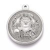 Non-Tarnish 304 Stainless Steel Pendants STAS-H117-02P-1