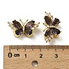Brass Micro Pave Cubic Zirconia Beads KK-B142-30G-3