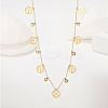 Stainless Steel Clover Bib Necklace LS-QC7472-1-1