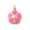 304 Stainless Steel Enamel Pendants STAS-L283-39G-2