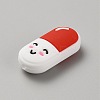 Cartoon Pill Capsule Food Grade Eco-Friendly Silicone Focal Beads SIL-SZC0005-04-2