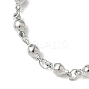 304 Stainless Steel Bar Link Chains Bracelet Making AJEW-JB01350-02-3