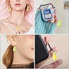 36Pcs 2 Colors Acrylic Gourd Pendants PALLOY-FS00068-6
