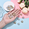 20Pcs 2 Colors Alloy Crystal Rhinestone Pendants FIND-YW0008-20-5