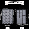 8Pcs 2 Styles PEVA Rubber Anti-Slip Hexagonal Phone Grip Tape Stickers for Phones AJEW-SP0002-64C-01-2