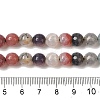 Dyed & Heated Natural Dragon Veins Agate Beads Strands G-P539-A01-12-5